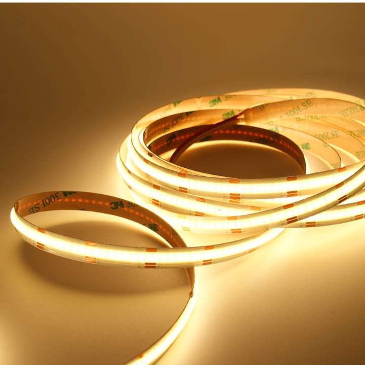 CCT MultiWhite COB LED pásek, 2700K-6000K, 24V DC / 608LED / 14W / IP20 / 10mm / PRO+